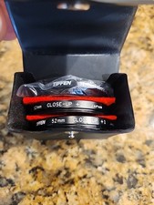 52mm TIFFEN Close-Up Macro 1 2 4 Set Kit Lens Filter Genuine Japan with Case
