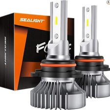 9006 HB4 LED Fog Lights Bulb, 6000K Xenon White, 400 Brightness Fog Lights LED