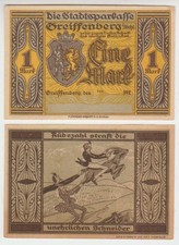 Germany Greifenberg 1 Mark 192. aUNC