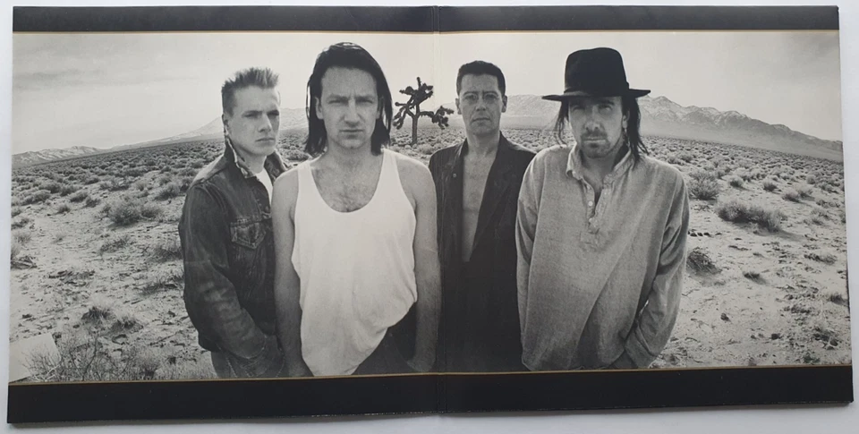 U2 – The Joshua Tree (Vinyl, 1987), Klappcover, Textblatt, Vinyl excellent (EX) - Bild 3 von 4