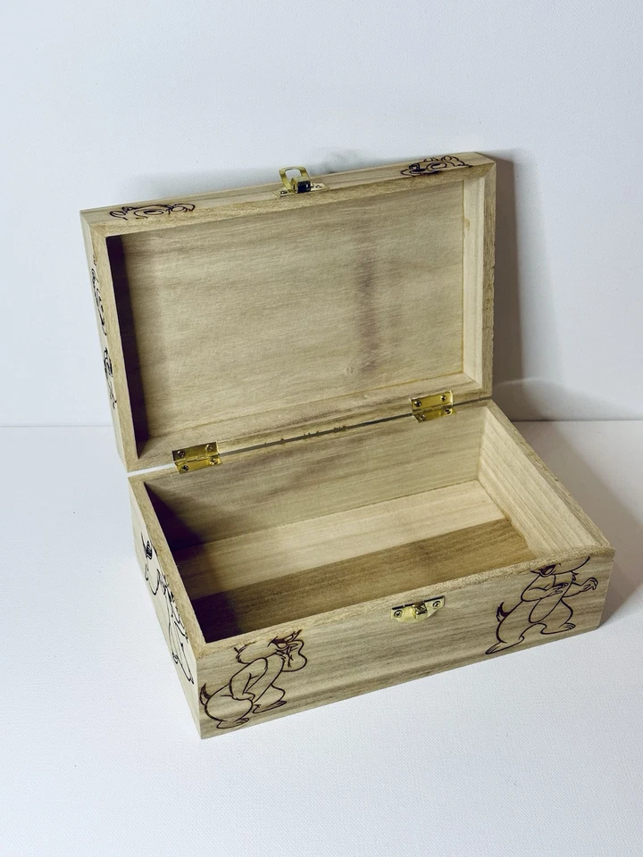 Disney Chip And Dale Etched Wooden Keepsake Box - Image 2 of 4