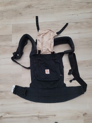 Ergo Baby Original Baby Carrier Black And Camel Baby Carrier Straps