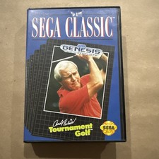 Arnold Palmer Tournament Golf Sega Classic Genesis Box & Cartridge NO MANUAL