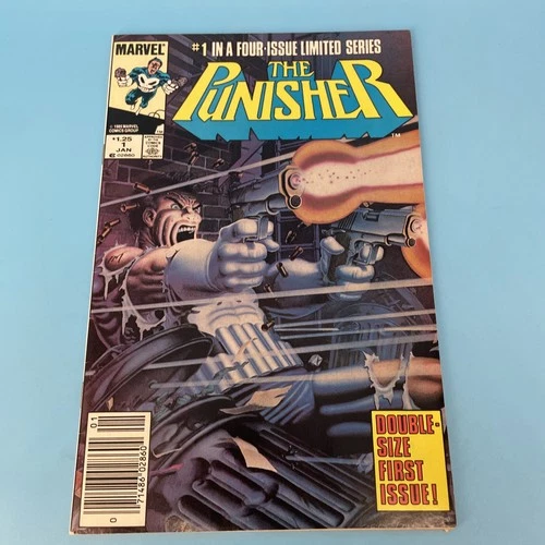 1986 Punisher #1 Comic Book / Marvel / VF ?  / 1st Series / Vintage / Retro