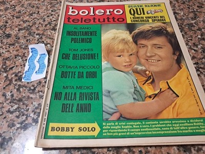 Bolero Teletutto 1217 1970-Bobby Solo-Mita Medici-Piccolo-Al Bano-Rossano