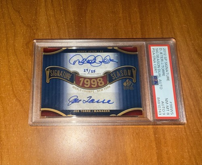 #ad #ad 2012 SP SIGNATURE D.JETER J.TORRE SIG SEASON DUAL AUTO 25 $700.00