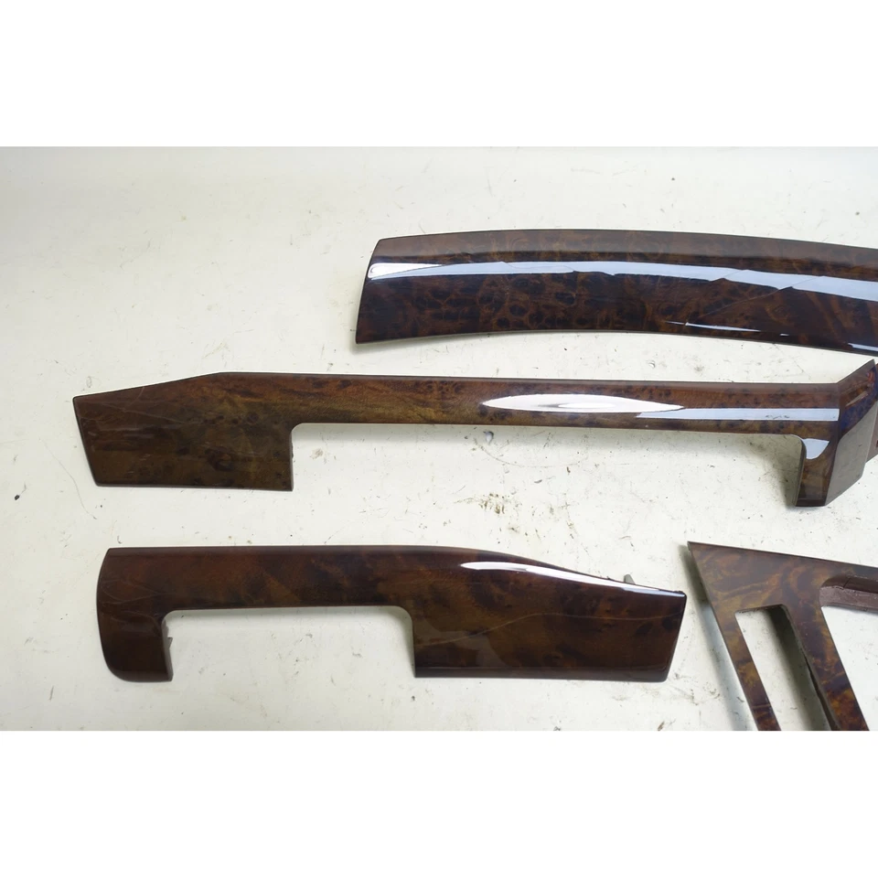 BMW E46 1999-2006 serie 3 sedán de 4 puertas touring interior juego de molduras de madera Myrtle OEM Foto 2 de 4