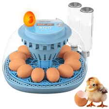 12 Egg Incubator with Automatic Egg Turning and Humidity Control – Egg Incubator