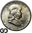 1951-D Franklin Half Dollar, BU++