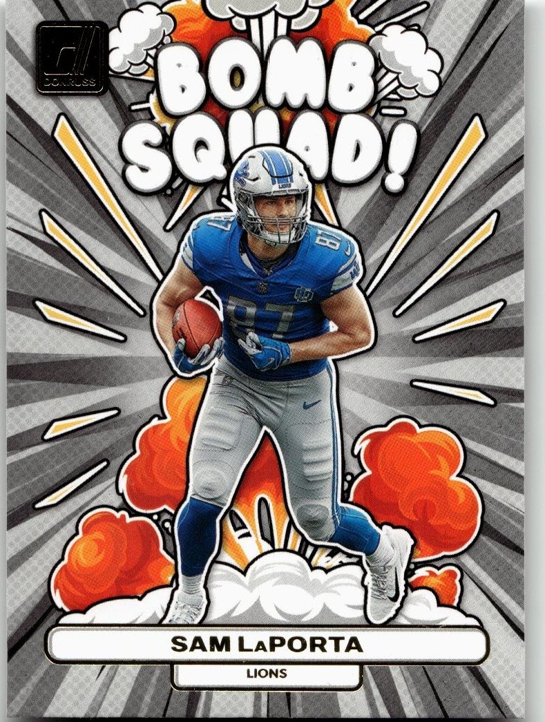 2023 Donruss #BS-28 Sam LaPorta Bomb Squad