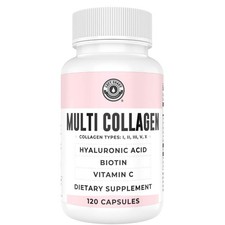 Collagen with Biotin, Hyaluronic Acid, , Hydrolyzed Multi Collagen Peptide Ty...
