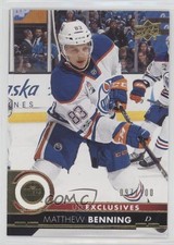 2017-18 Upper Deck Exclusives 97/100 Matthew Benning #77 ht1