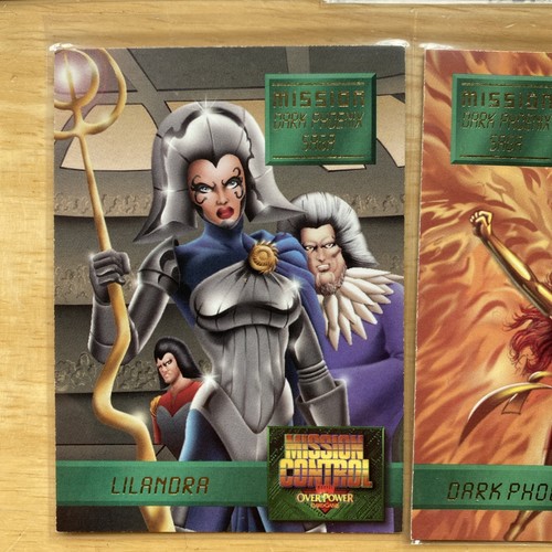 Marvel Overpower 1996 Mission Dark Saga Cards of 1-7 Set - Picture 6 of 16