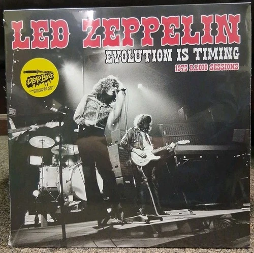 LED ZEPPELIN - EVOLUTION IS TIMING 1975 RADIO SESSIONS LP LIVE  VINYL RECORD