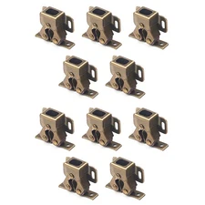10Pcs Home Door Cabinet Cupboard Furniture Catch Stopper Roller Latch mq