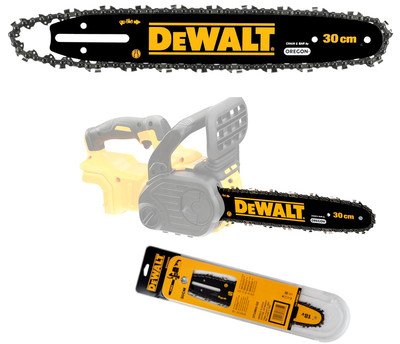 Dewalt Schwert +Sägekette 30cm Oregon für Kettensägen 1,1mm 3/8'' DT20665-QZ