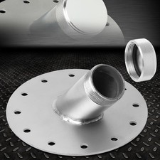 Fuel Cell Gas Tank 45 Degree 1.5 Remote Fast Fill 2.75 Filler Neckcap Silver Fuel Cell Gas Tank 45 Degree 1.5 Remote Fast Fill 2.75 Filler Neckcap Silver