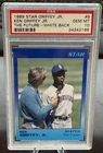 1989 STAR KEN GRIFFEY JR #9 THE FUTURE ROOKIE WHITE BACK PSA 10 POP 112 (166)