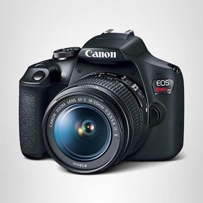 Canon EOS Rebel T7 w/ EF-S 18-55mm & 55-250mm Lens