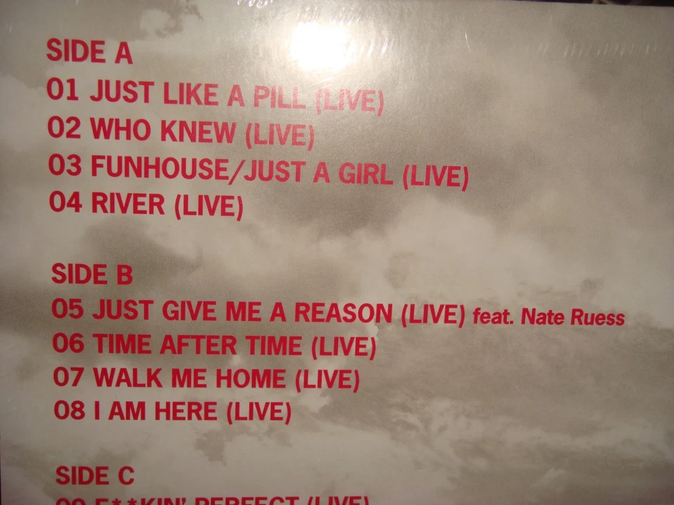 P!NK - ALL I KNOW SO FAR SETLIST - PINK - DOUBLE VINYL LP RECORD ALBUM-SEALED - Image 4 of 4