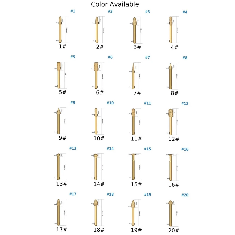 Precision Grinding Rotary File for Stone and Steel Efficient 6mm Shank - Image 4 of 4