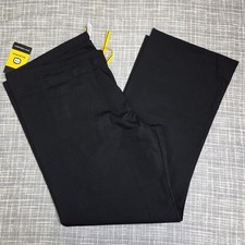 NWT WonderWink Scrub Pants Unisex XL Drawstring 5006 Black Uncinched Size 48X31