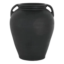 Moe's Home Collection Jovi Vase Clay Black