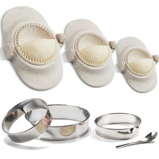 Dumpling Maker Empanadas press mold Set with Dough Cutter for Pierogi Pastelitos