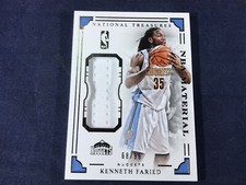 N3-53 BASKETBALL CARD - KENNETH FARIED NUGGETS - JERSEY SWATCH - 2016 PANINI