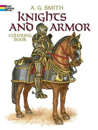 Knights and Armor Coloring Book by A G Smith: Used