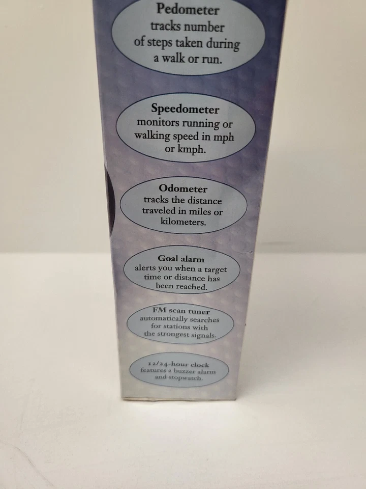 Walk Run Podómetro Imagen Más Afilada Radio FM Podómetro SR353 Nuevo y Sellado en Caja Foto 4 de 4