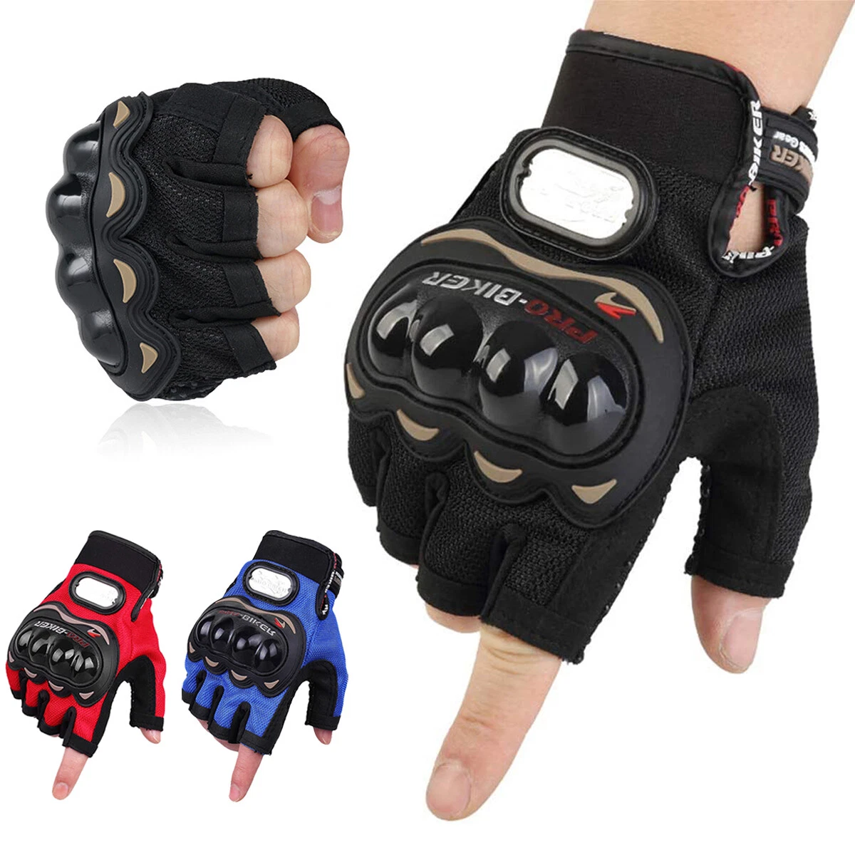 Fingerless bike gloves deals