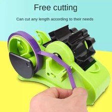 Large Size Transparent Tape Cutter Multi-function Sealing Tape Clip Dispenser