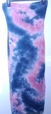 strapless tie dye bodycon dress with lining