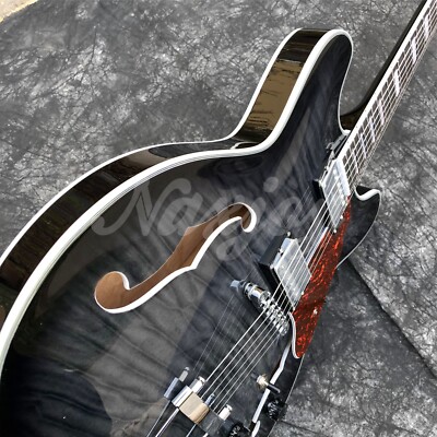 Grote フルアコ Amazon | GROTE Jazz Electric Guitar Semi-Hollow Body Chrome