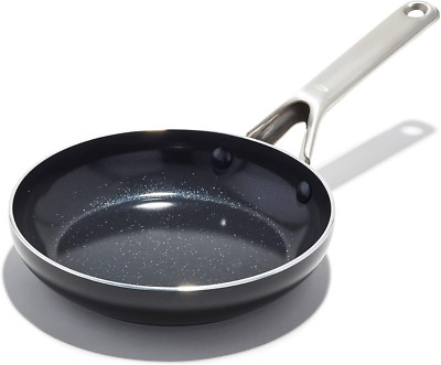 OXO Agility Series 8'' Frying Pan Skillet, Ceramic Nonstick Cookware Pfas-Free, I