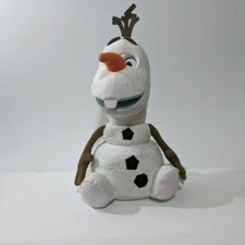 Disney Frozen Talking Singing Olaf Plush Snowman Toy No Remote 
