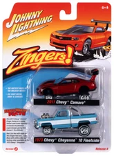 Johnny Lightning *2-PACK ZINGERS A* 1973 Chevy Cheyenne & 2011 Camaro NIP!