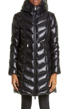 Moncler Marus Quilted Down Hooded Puffer Coat New Size 2 (fits Like 4-6us) M