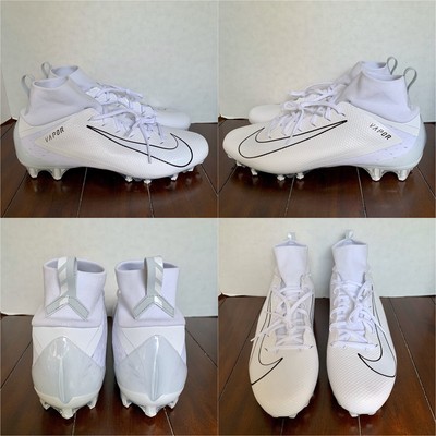 all white untouchable cleats