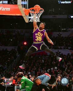 Donovan Mitchell Utah Jazz Nba Slam Dunk Contest Photo Va113 Size