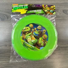 Teenage Mutant Ninja Turtles Flying Disc Frisbee Green Summer Fun