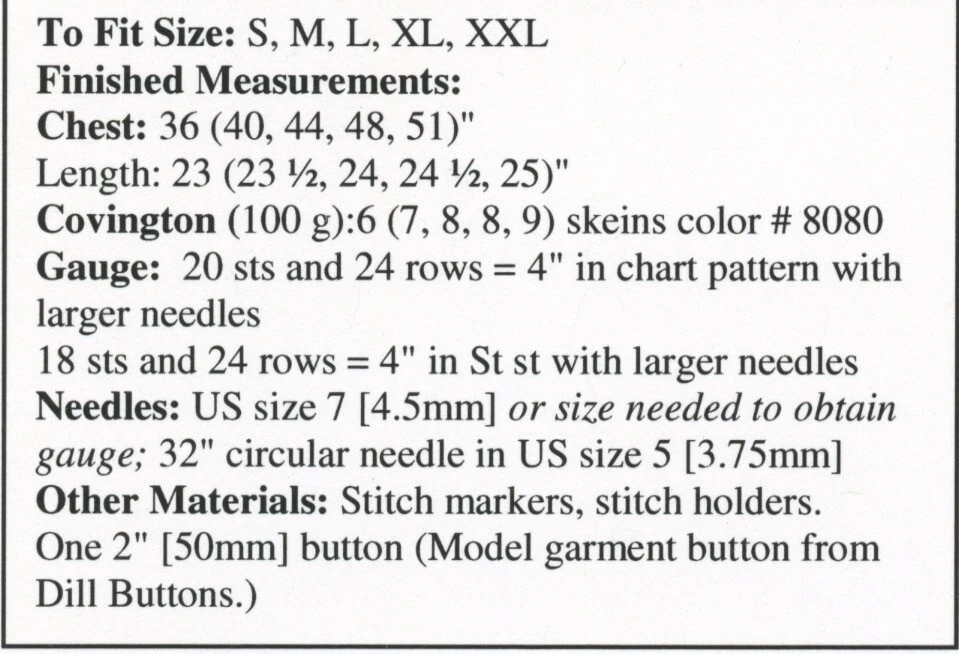 Plymouth KNITTING PATTERN 1864 Covington Ripples & Lace Cardigan - Women - Image 2 of 2