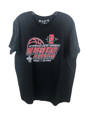 San Diego State SDSU Aztecs 2020 MWC Tournament T-Shirt Las Vegas - Men s XL