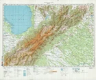 Russian Soviet Military Topographic Map - MERIDA (Venezuela),1:500 000, ed. 1988