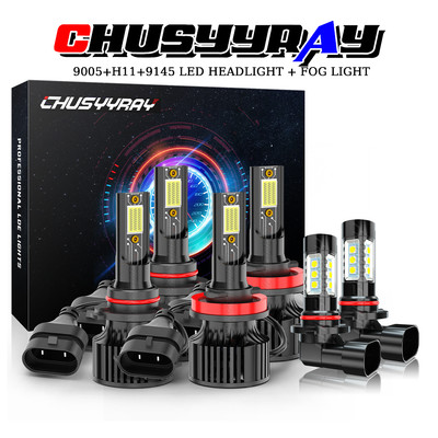 Para For Ford EXPEDITION 2019-2020 Faros LED de 6000k luz antiniebla 6x bombilla