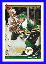 Curt Giles #17 1991-92 Topps Minnesota North Stars