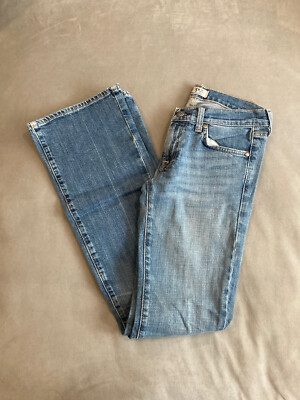 DPD - Deluxe Premium Denim Jeans - Flared Blue Denim - Women's Size 28'' X 32'' 