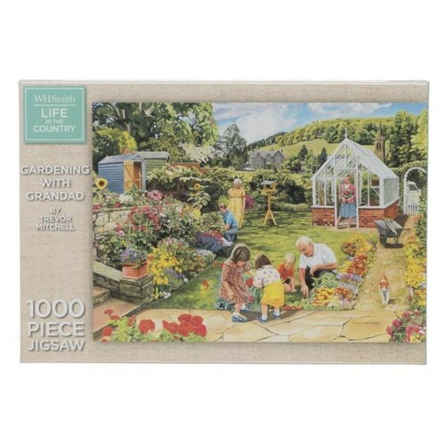 WHSmith Life In The Country Gardening With Grandad 1000 Piece Jigsaw
