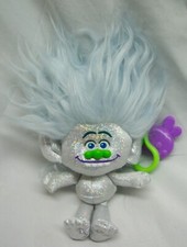 Trolls SHINY GUY DIAMOND TROLL KEYCHAIN CLIP 7" Plush STUFFED ANIMAL Toy